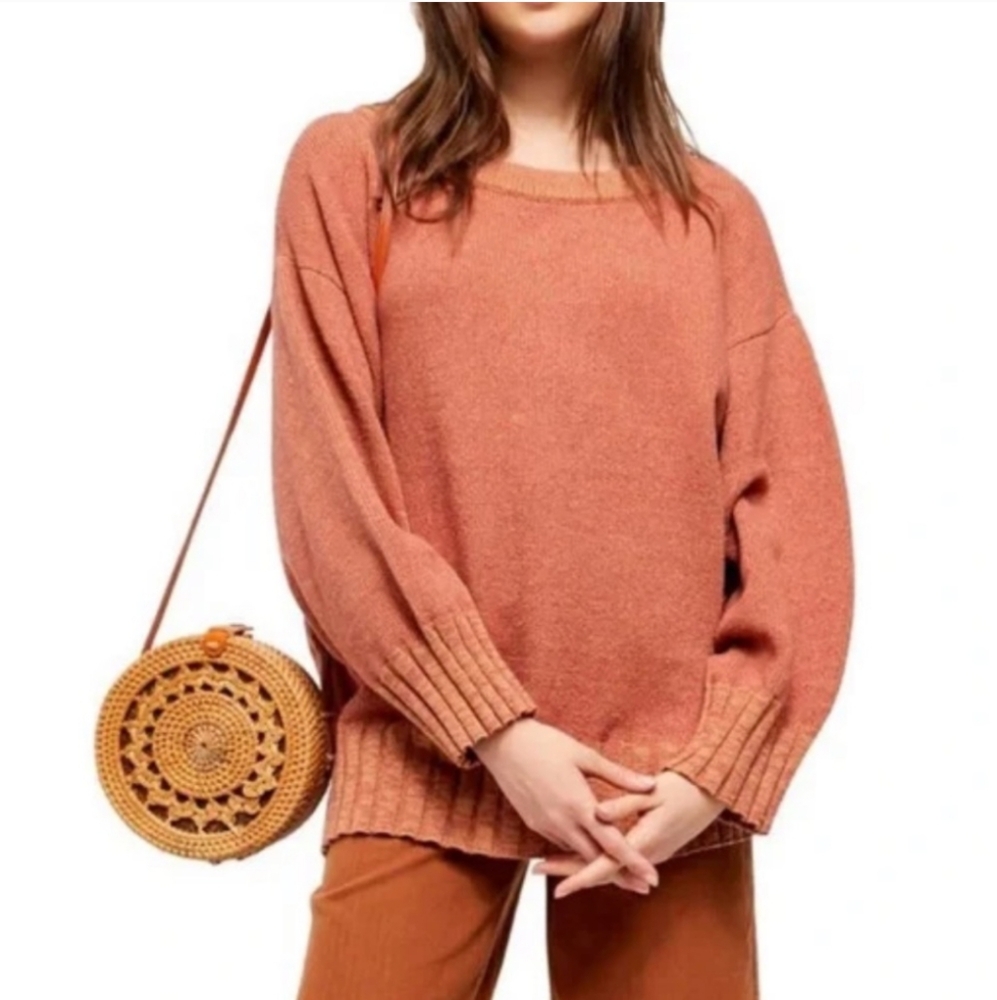 Free people street fair tunic sweater